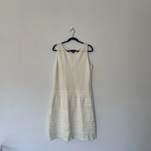 Lauren Ralph Lauren Sleeveless Sweater Dress Knit Crochet